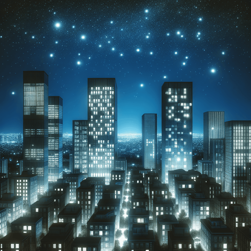Nocturnal City Symphony Paint By Numbers Art