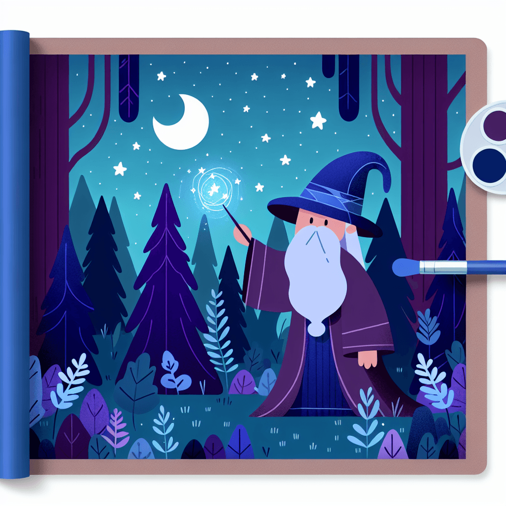 Wacky Wizard Wonderland Number Painting