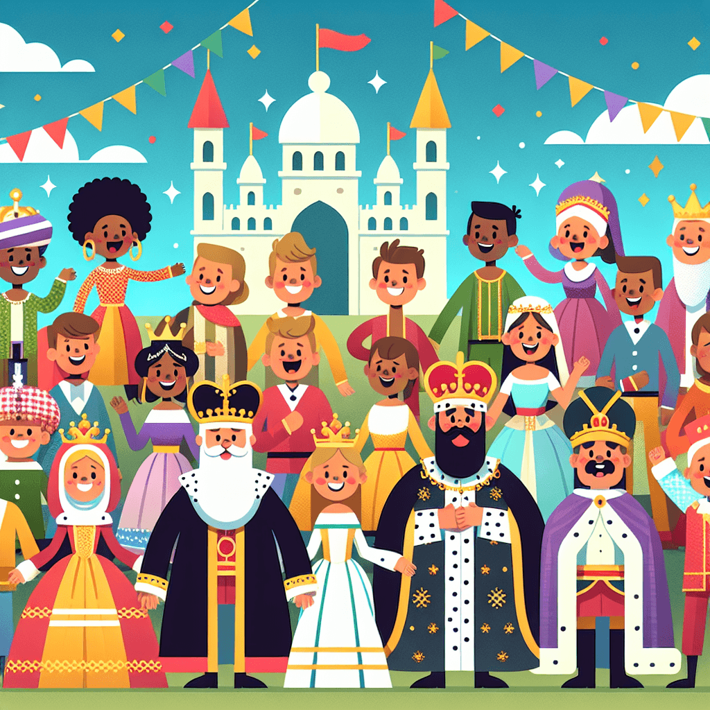 Royal Kingdom Celebrations Paint By Numbers Art