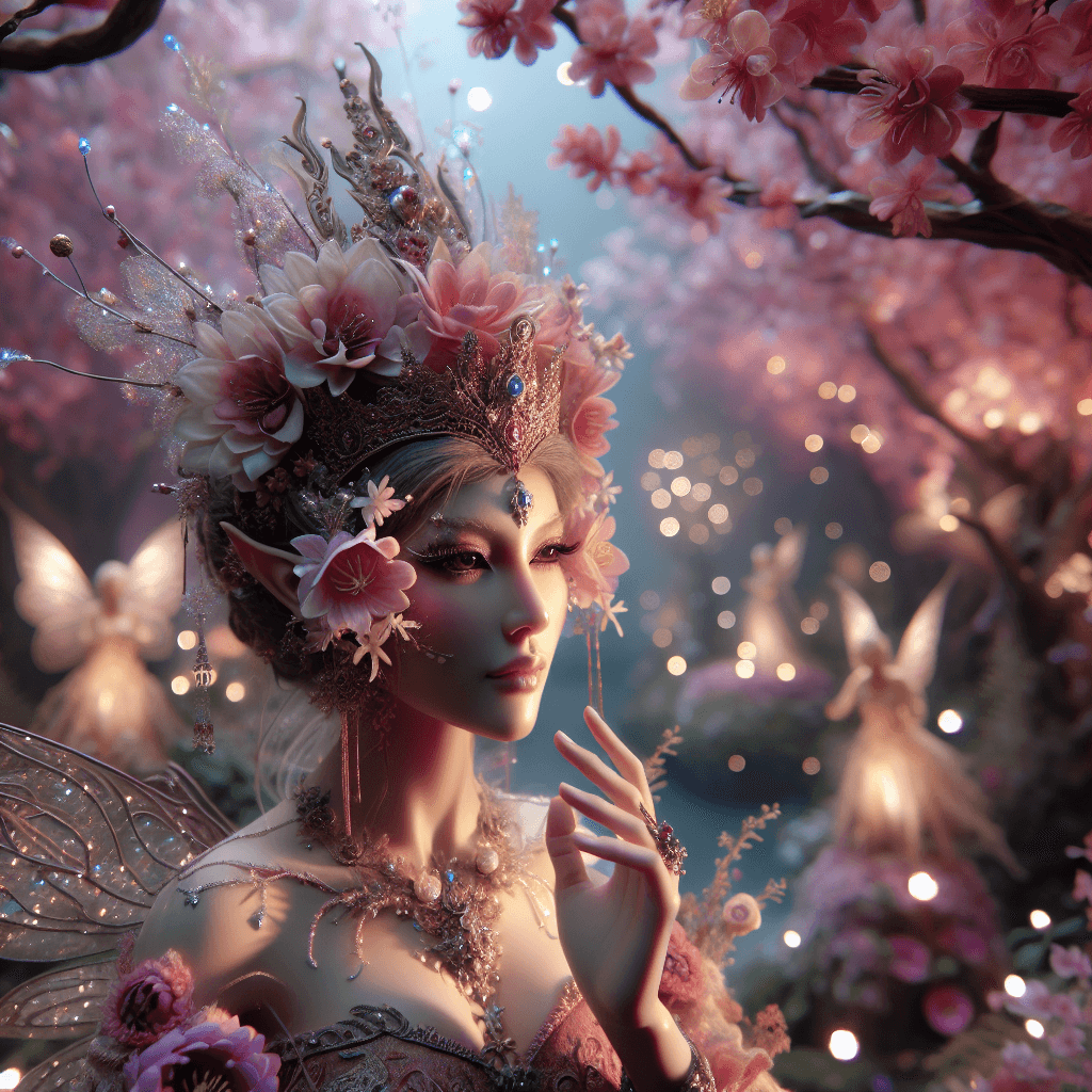 Ethereal Fairy Queen Number Painting