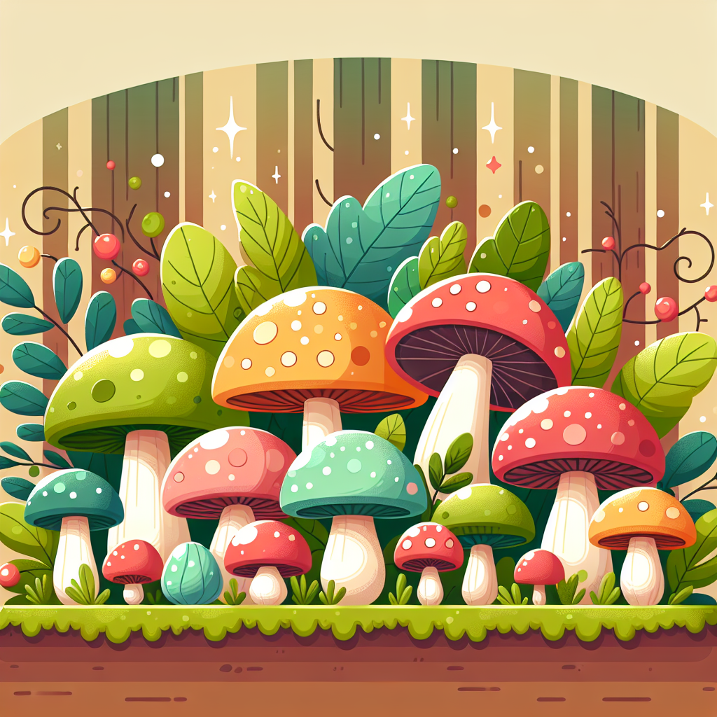 Mystical Mushrooms Paint By Numbers Kits