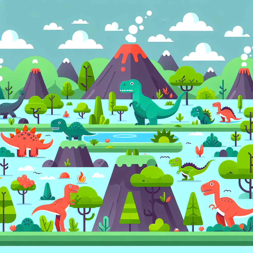 Fantastic Dinosaur World Paint By Numbers