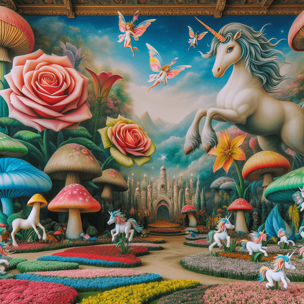 Fantasy Garden Wonder Paint By Numbers Kits