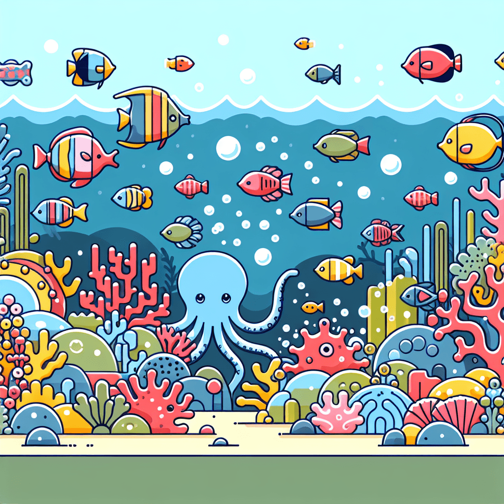 Oceanic Wildlife Adventure DIY Paint By Numbers