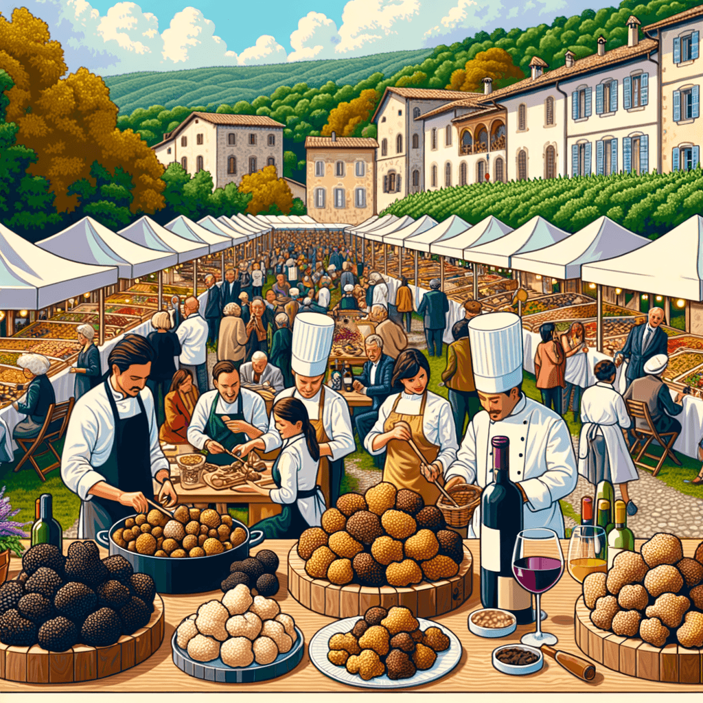 Alba White Truffle Festival - Italy Paint By Numbers Art