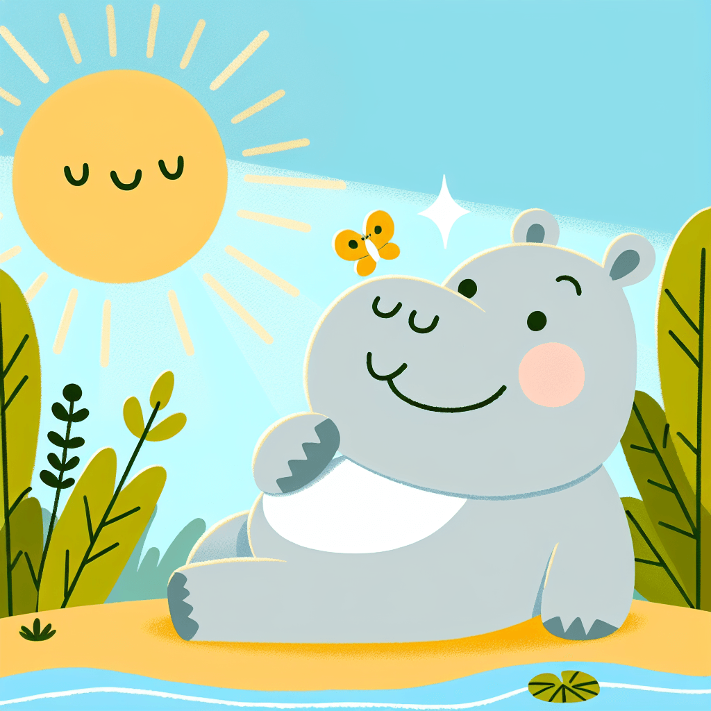 Giggles The Hippo Numbered Painting Kits