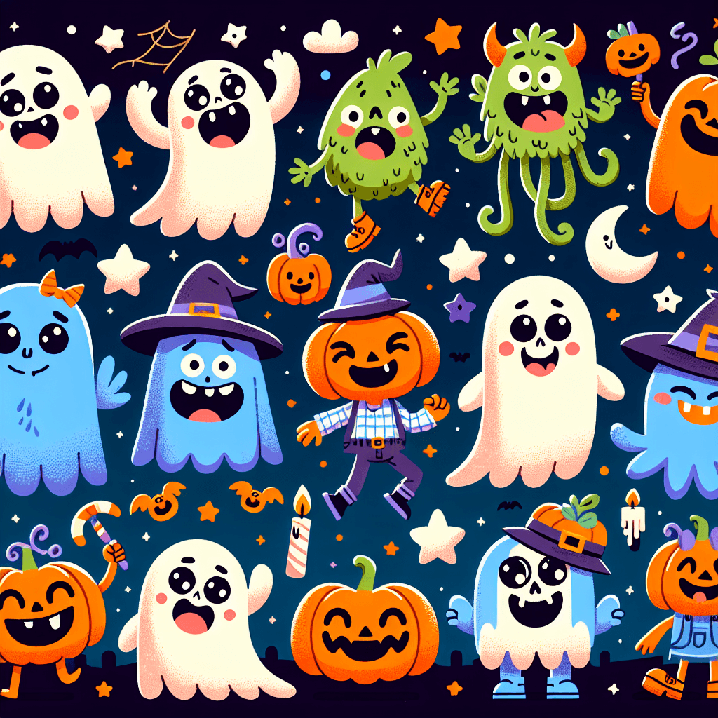 Silly Halloween Celebration Paint By Numbers Kits