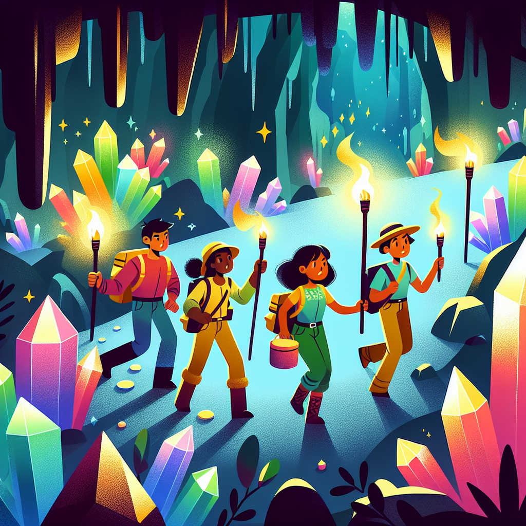 Crystal Caverns Adventure Paint By Numbers