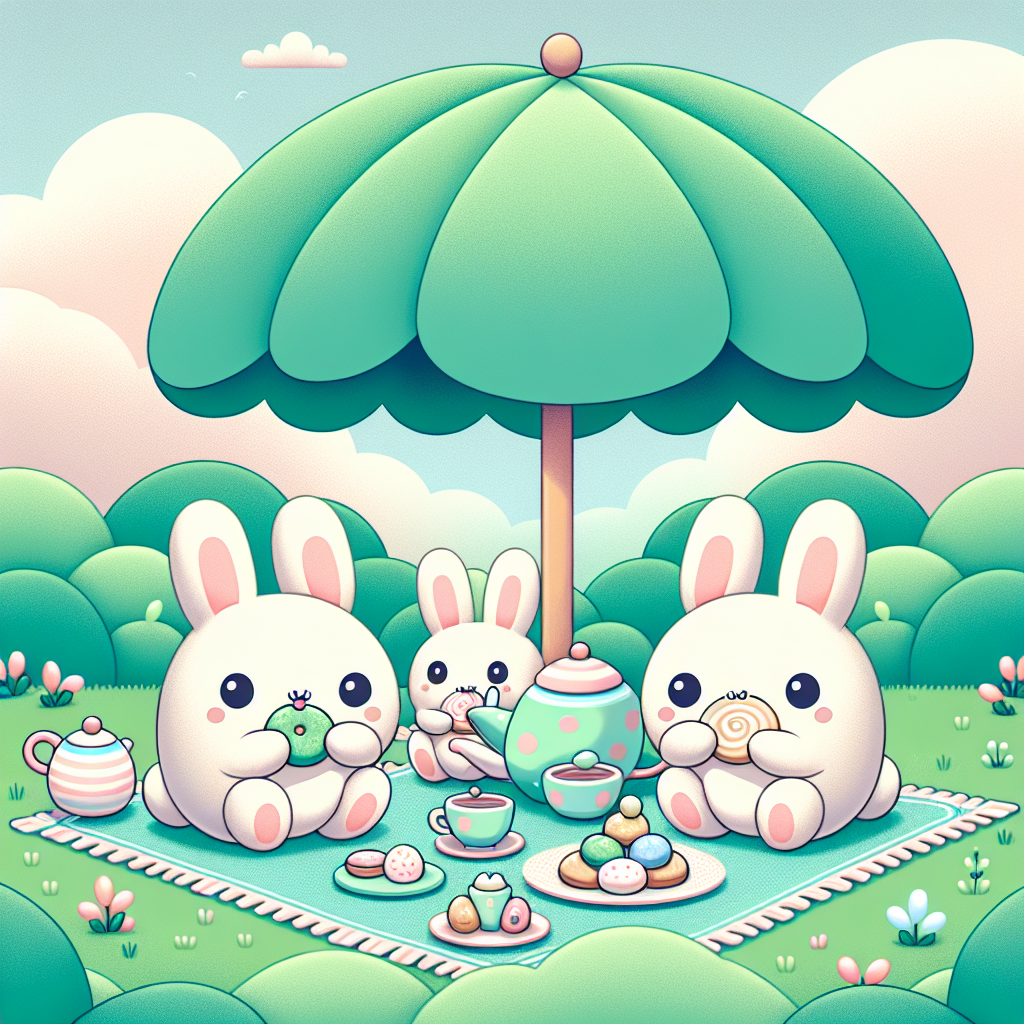 Bunny Tea Party Painting Number Kit