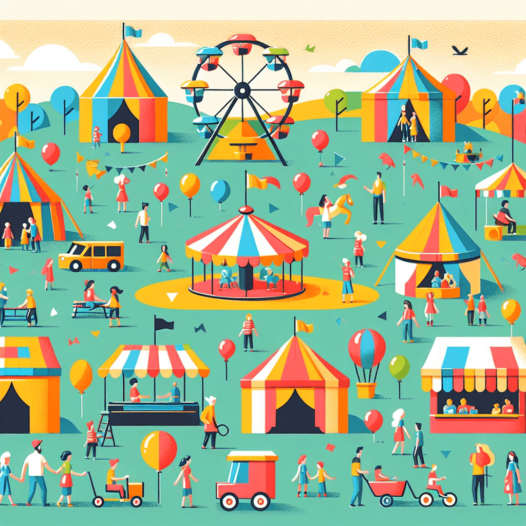 Charming Countryside Fair DIY Paint By Numbers