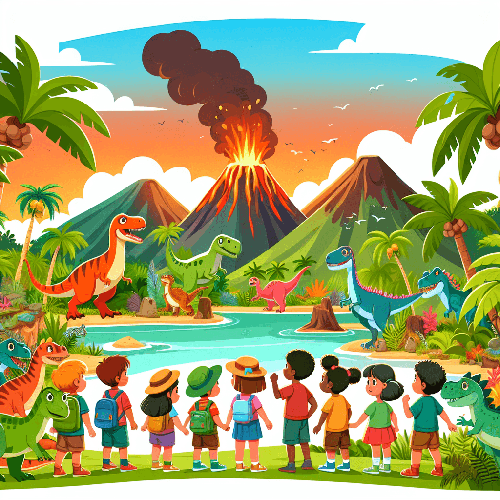Dino Island Quest Painting Number Kit