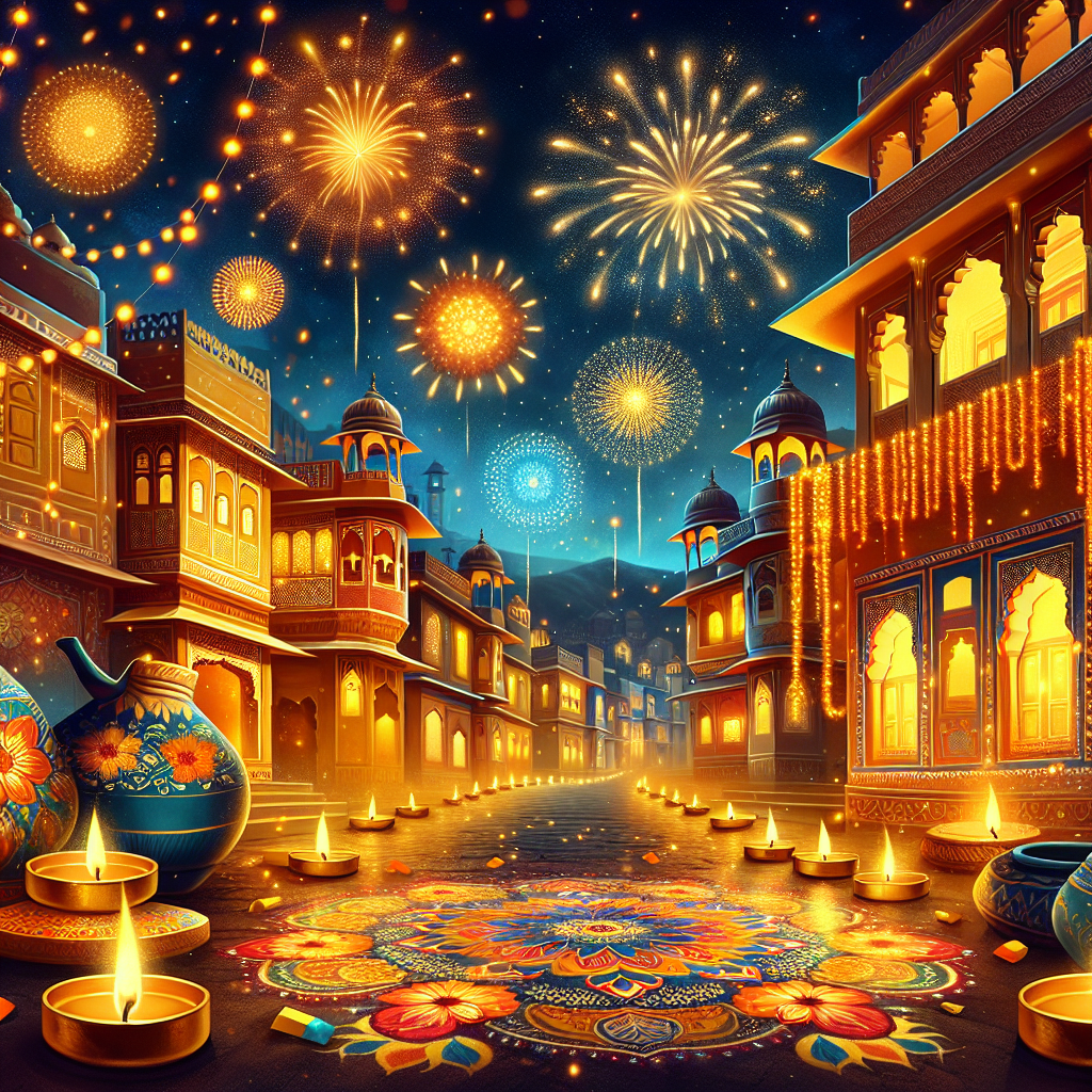 Diwali Festival Of Lights - Jaipur Paint By Number