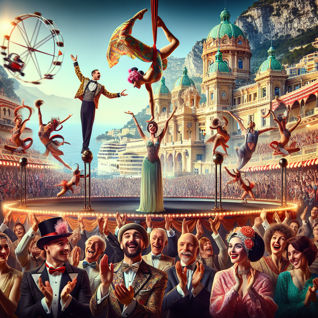 Circus Festival Monaco Painting By Numbers Kit