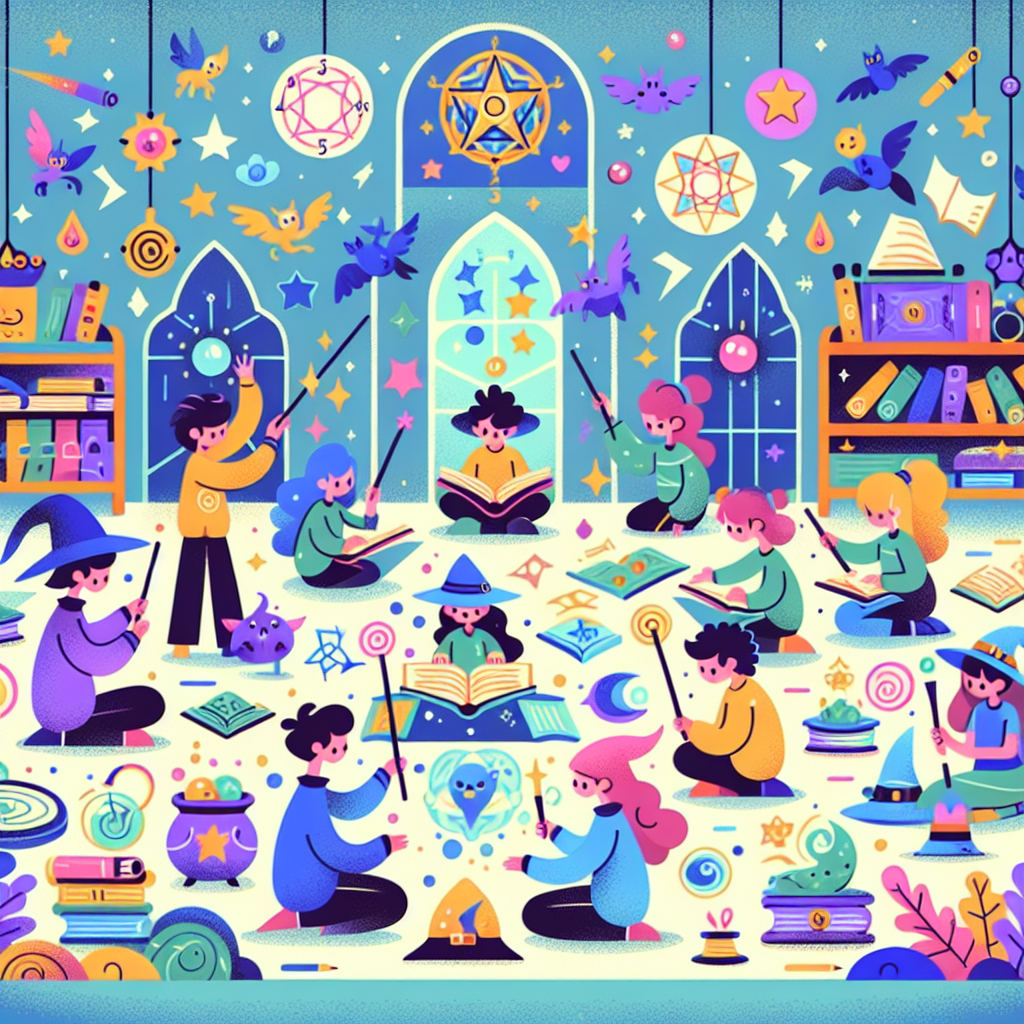 Wizard School DIY Paint By Numbers
