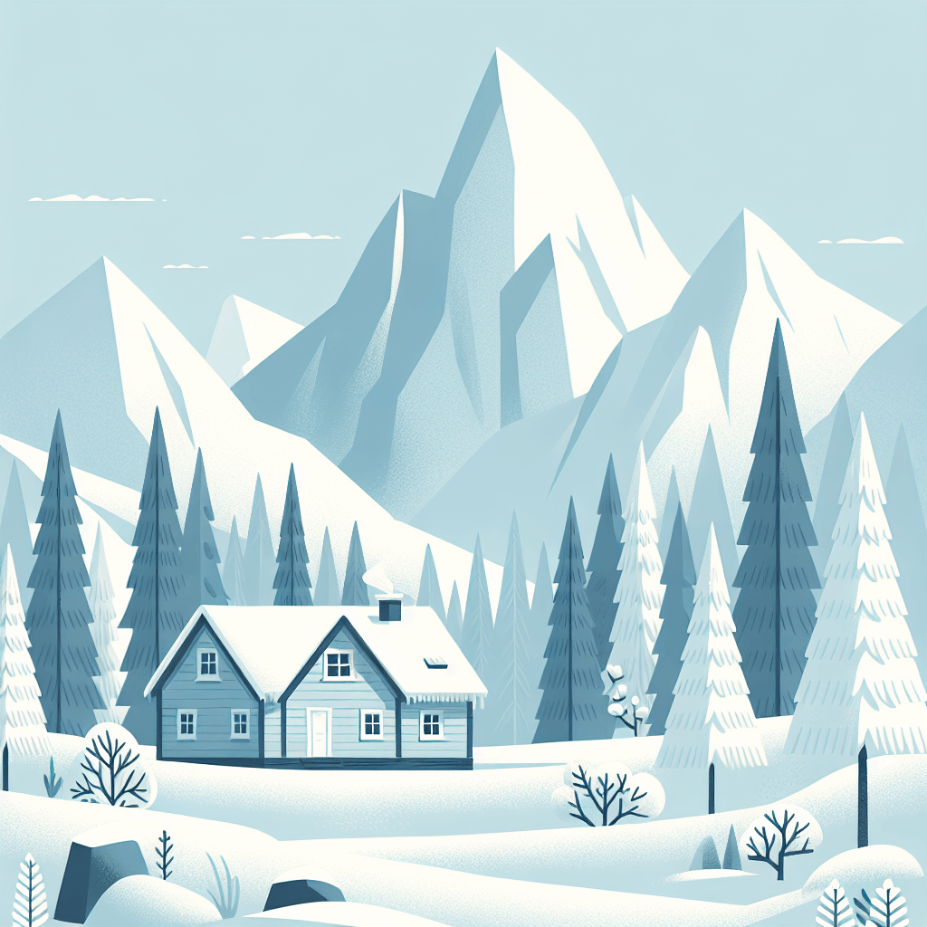 Nordic Winter Retreat Paint By Numbers Art
