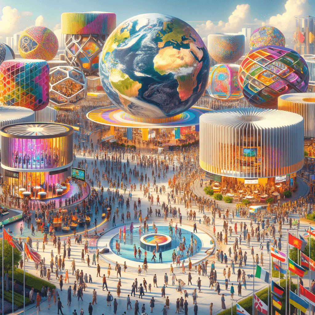World Expo - Various Countries Paint By Numbers Art