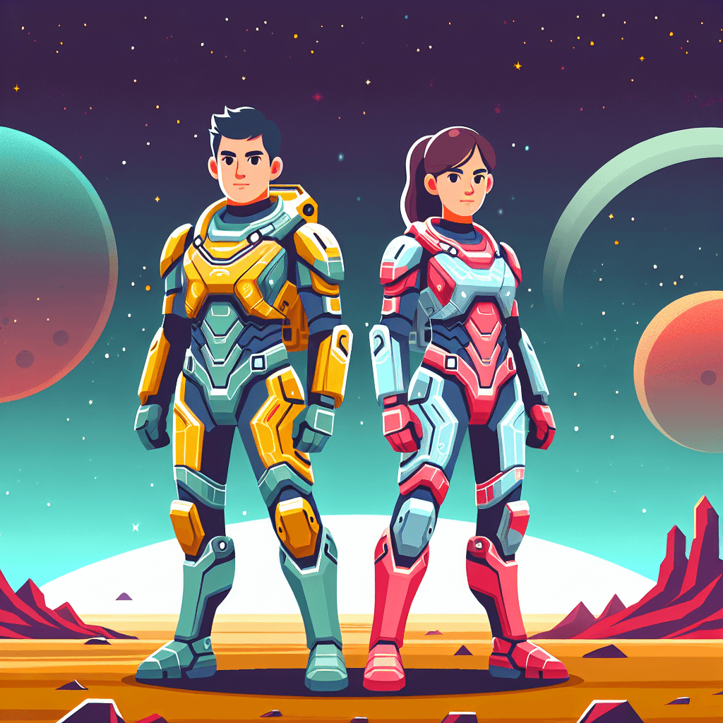 Galactic Warriors Paint By Color