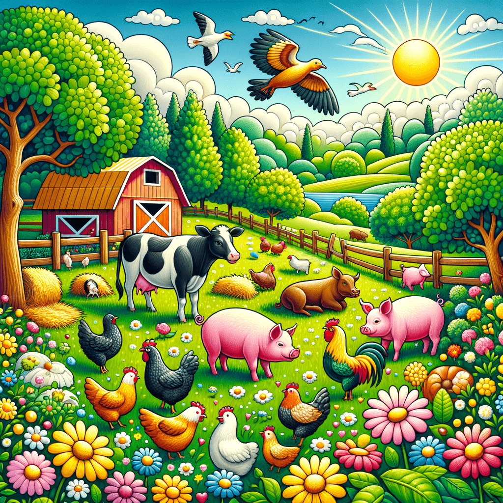 Playful Farm Friends Numbered Painting Kits