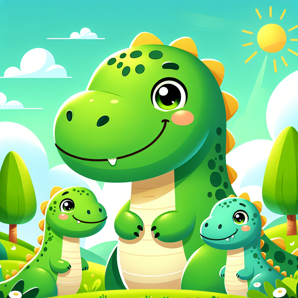 Happy Dino Family Paint By Color