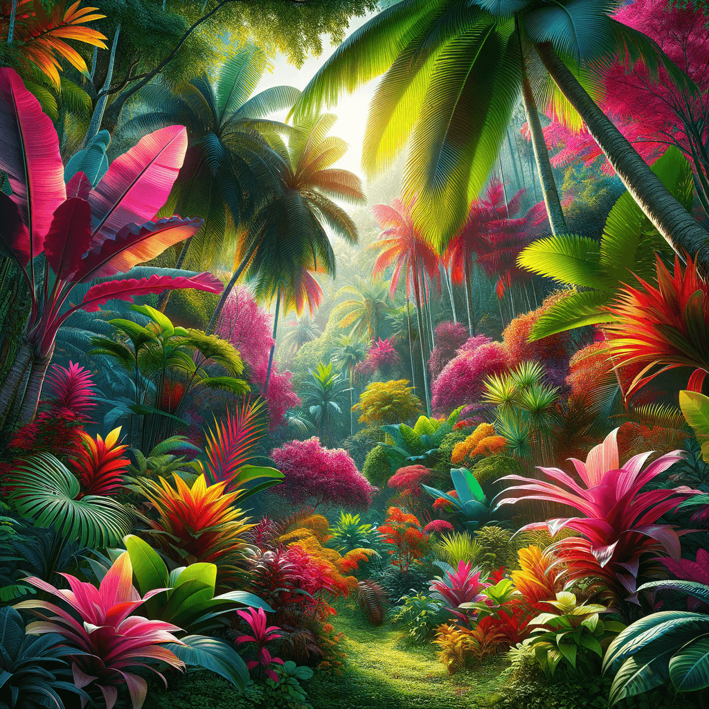 Dreamy Tropical Retreat Numbered Painting Kits