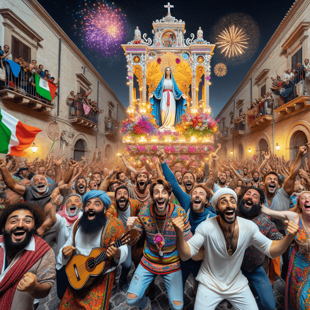 Festa Della Madonna Bruna - Italy Painting By Numbers Kit