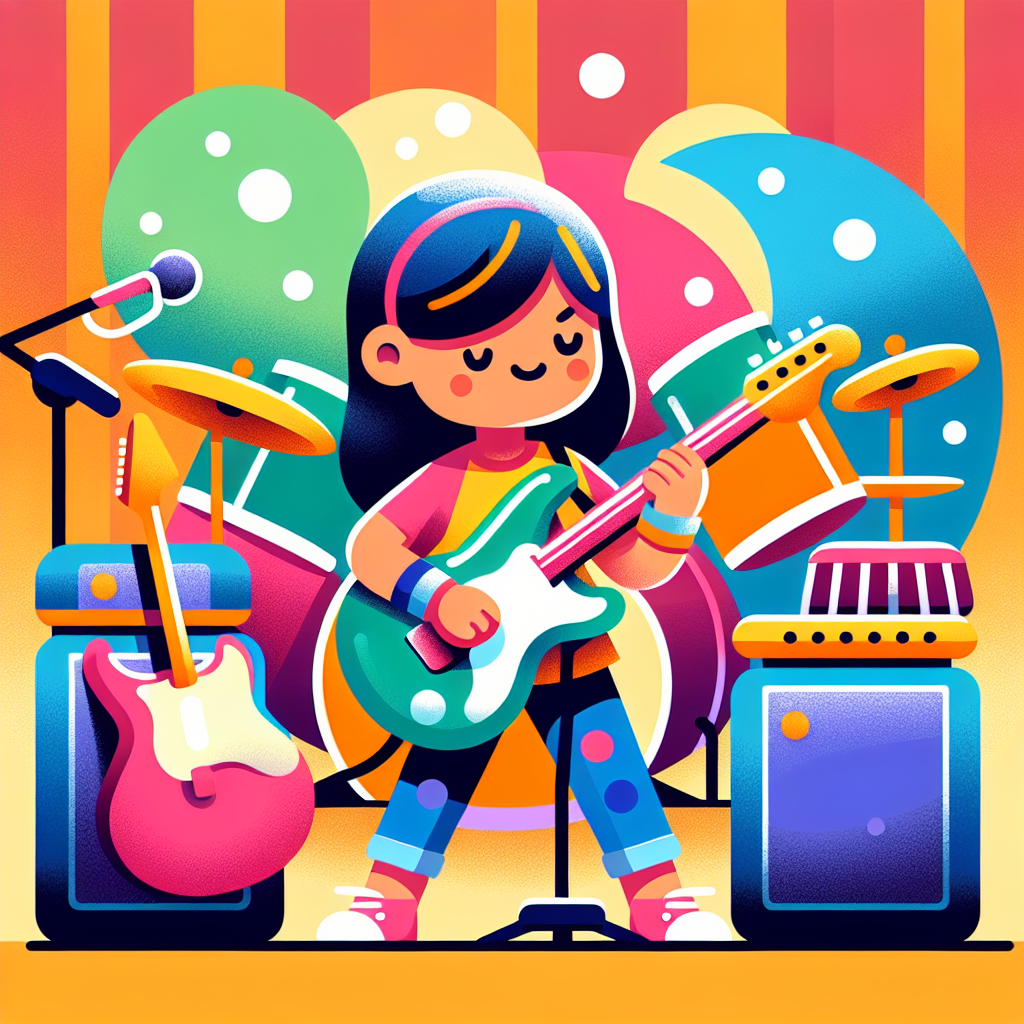 Rockstar Rehearsal Paint By Numbers Art