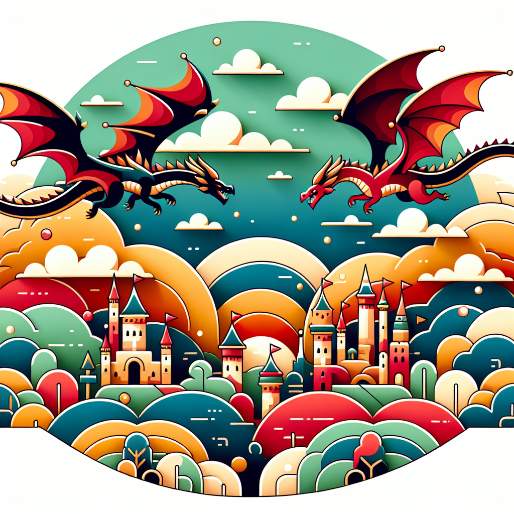 Mythical Dragon Realms Paint By Numbers Kits