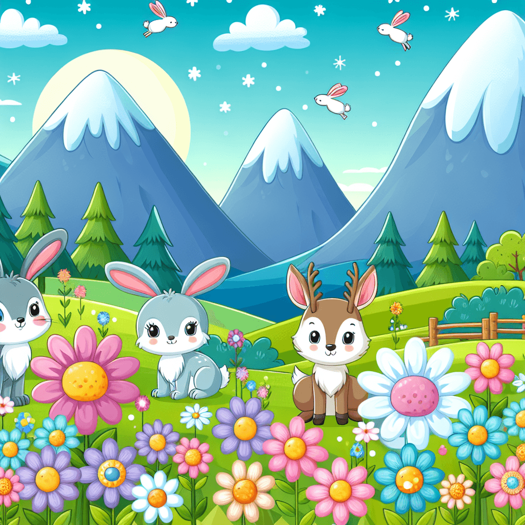 Majestic Mountain Meadow Painting By Numbers Kit