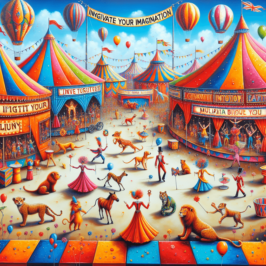Fantasy Circus Painting Number Kit