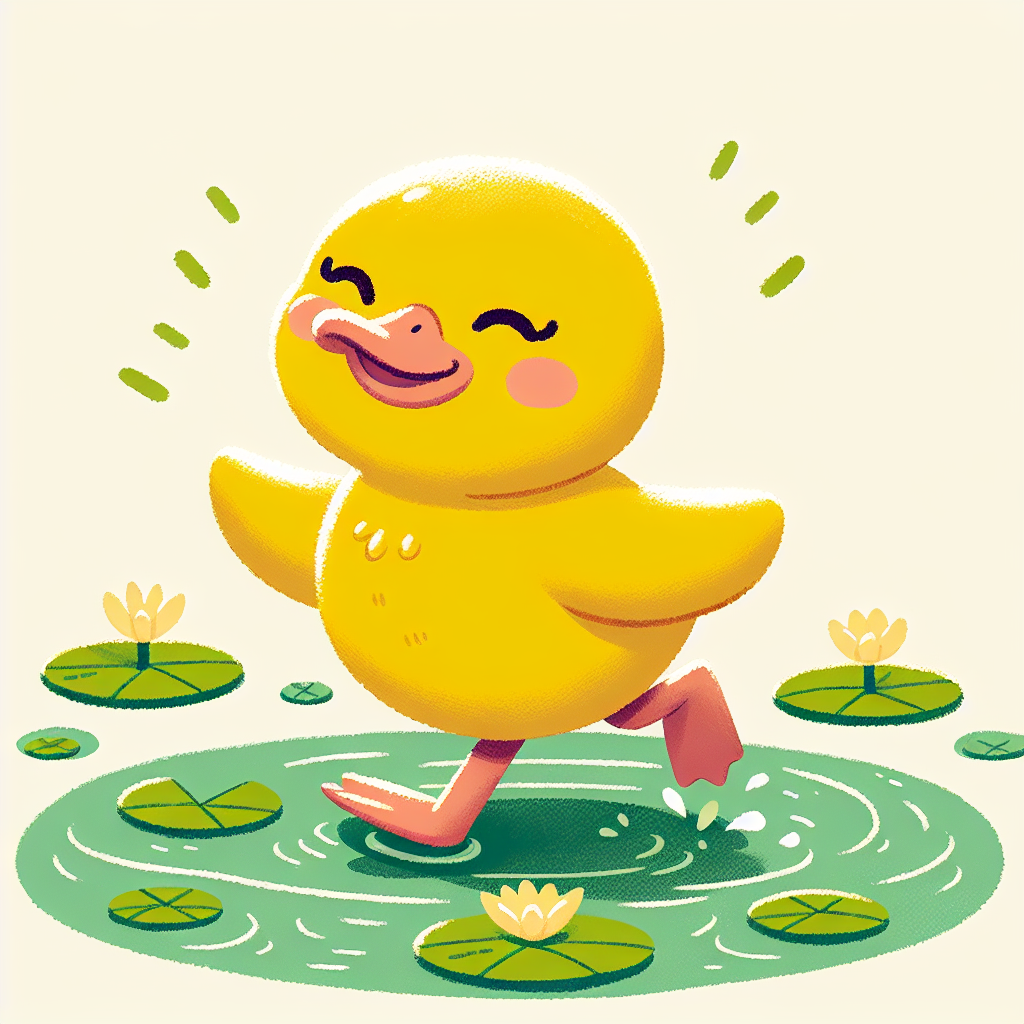 Dancing Duck Paint By Numbers