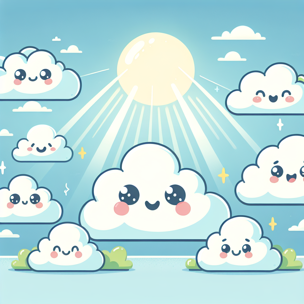 Silly Cloud Friends Painting By Numbers Kit