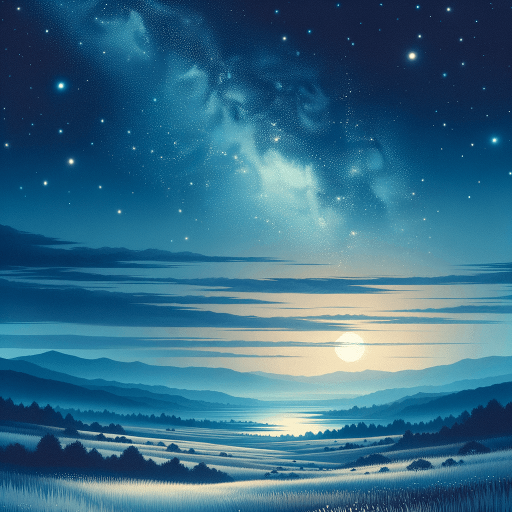 Starlit Evening Escape Paint By Color