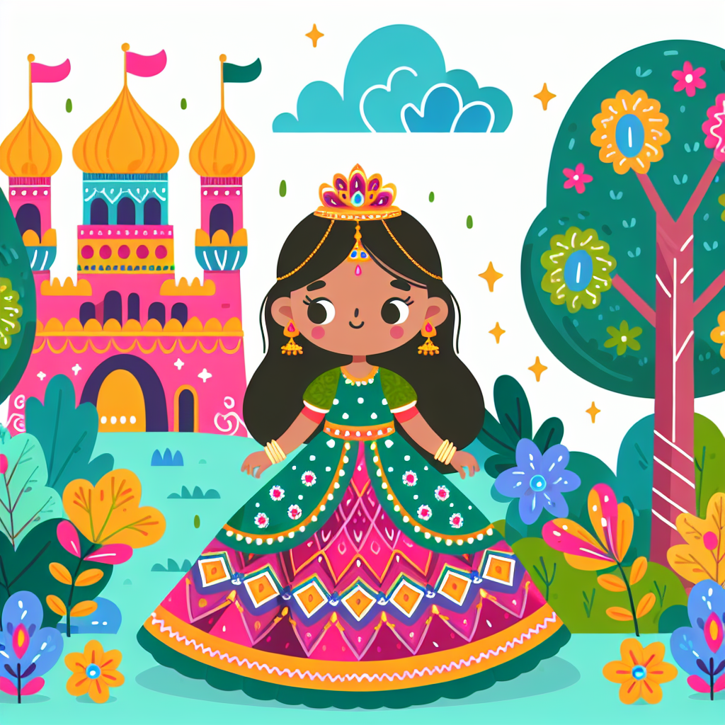 Princess In Enchanted Land Painting Number Kit