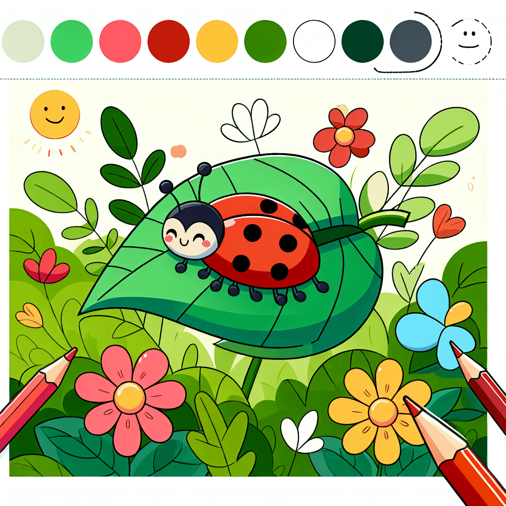 Garden Insect Exploration Paint By Numbers Art