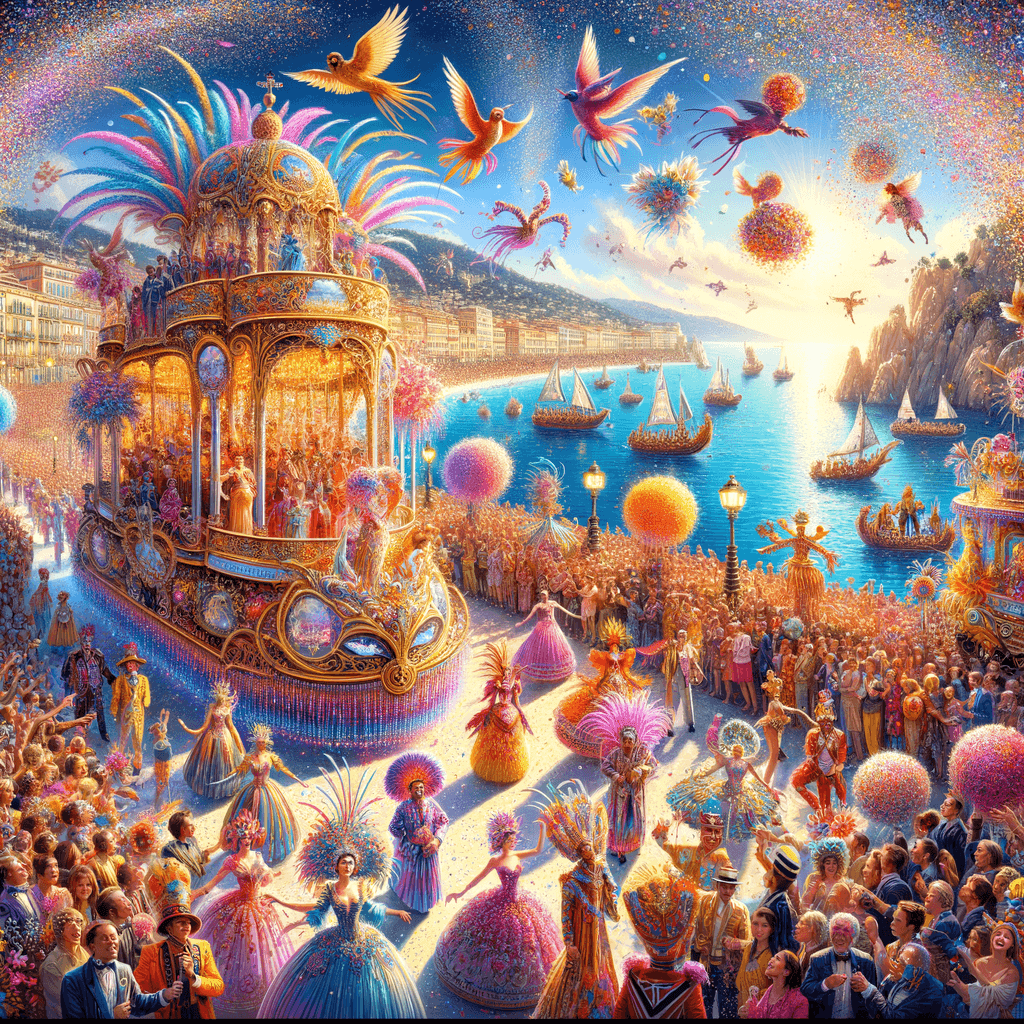 Carnaval De Nice - Nice, France Painting By Numbers Kit