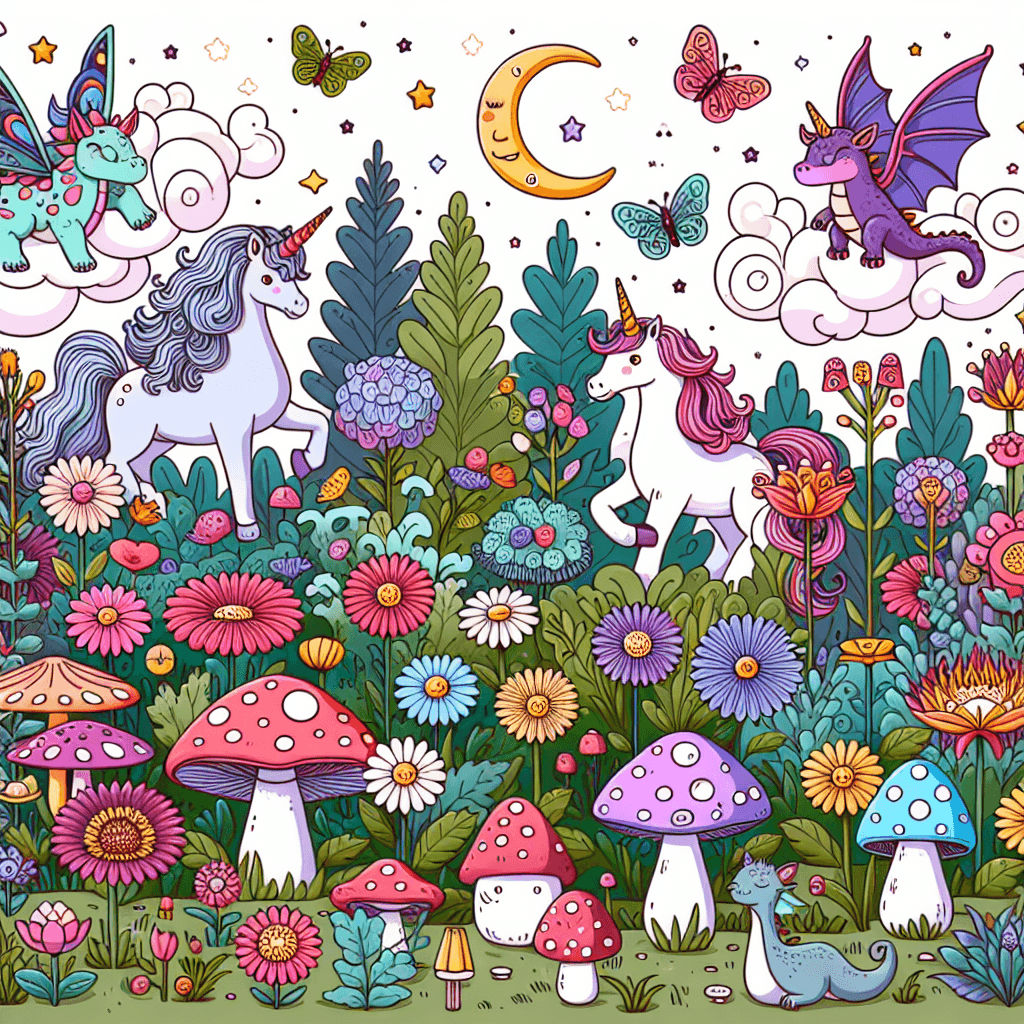 Fantasy Garden Gathering Paint By Numbers Kits