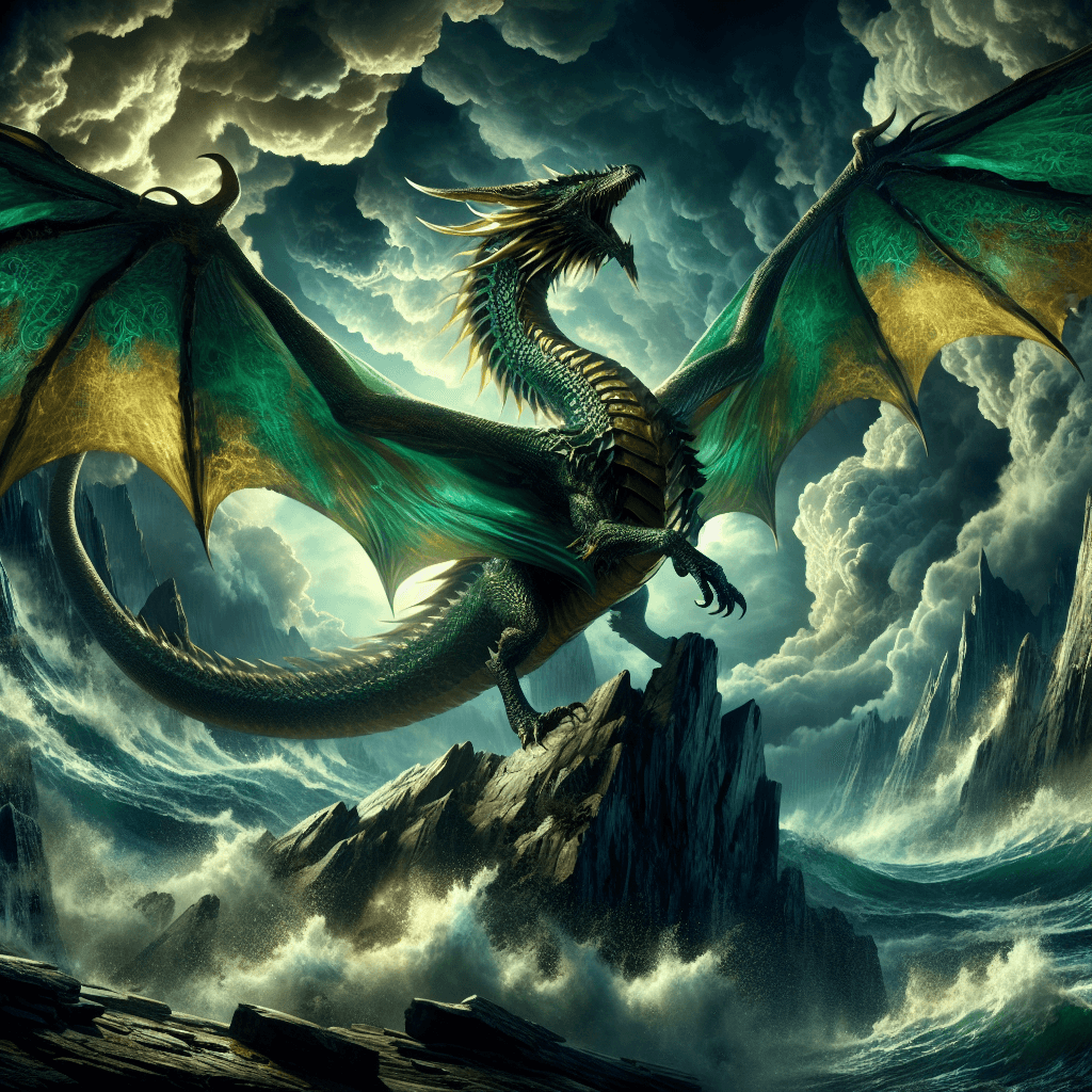 Regal Dragon Fantasy Numbered Painting Kits