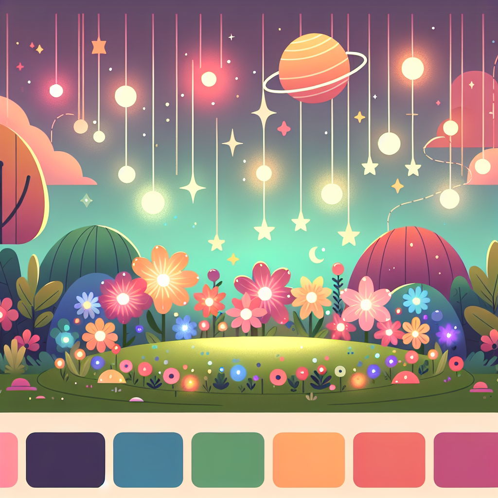 Galaxy Garden Painting Number Kit