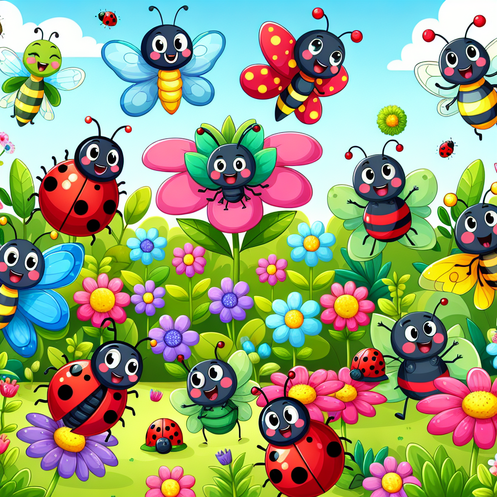 Friendly Garden Bugs Paint By Numbers Kits