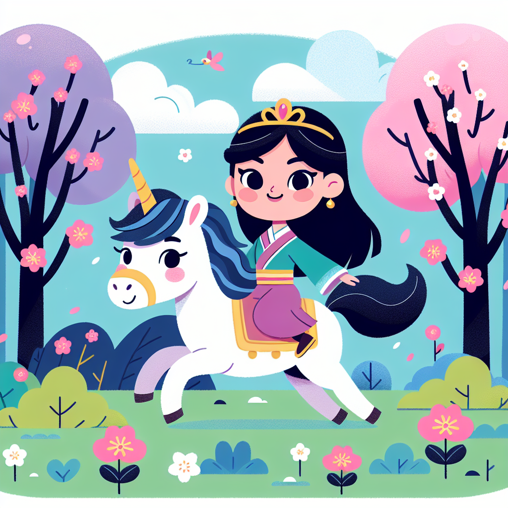 Princess And The Unicorn Painting By Numbers Kit