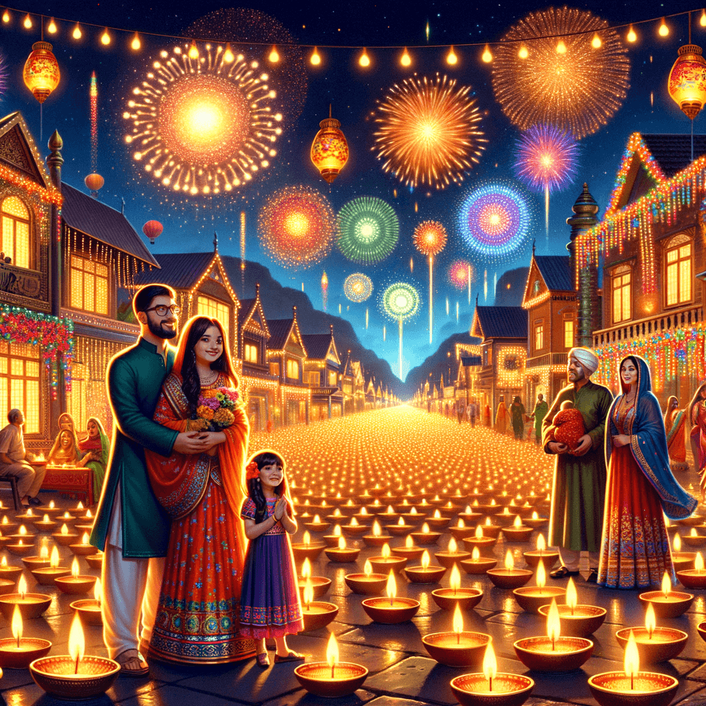 Diwali - India Painting By Numbers Kit