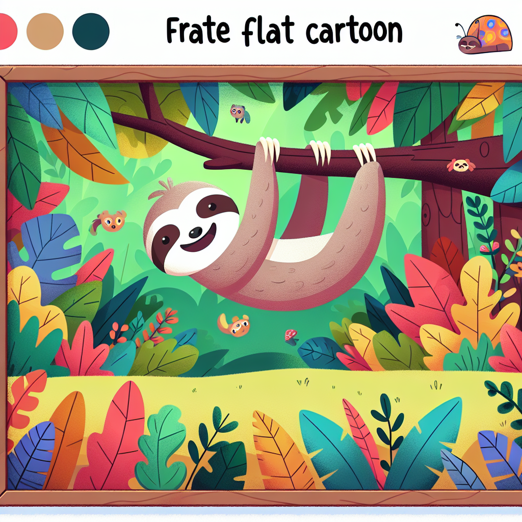 Rainforest Adventure Sloth Paint By Color