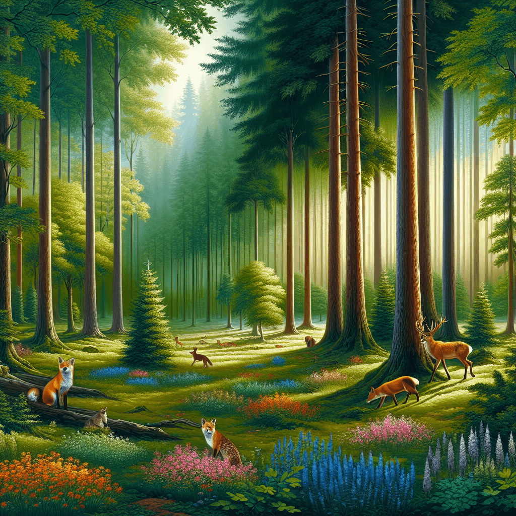 Secret Woodland Retreat Number Painting