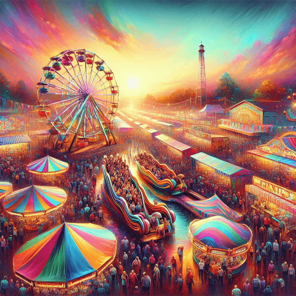Nostalgic Country Fair Number Painting