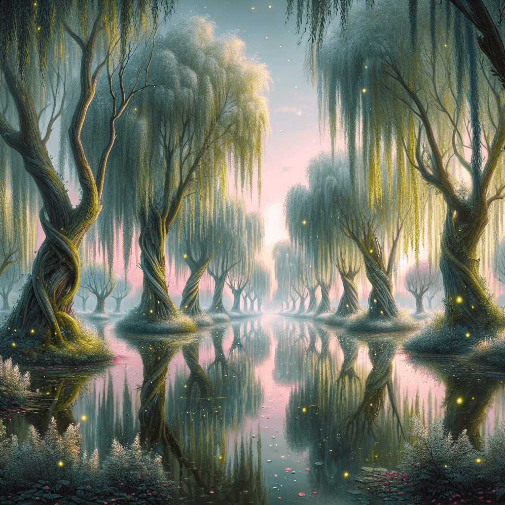 Enchanted Willow Grove DIY Paint By Numbers