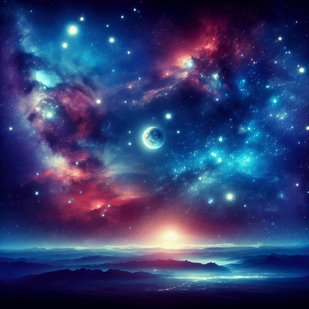 Cosmic Starry Night Paint By Numbers Kits