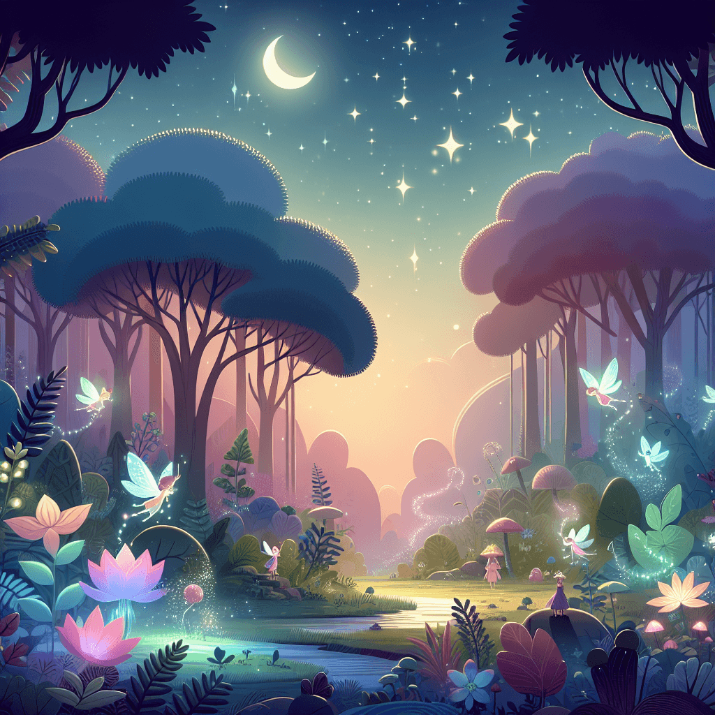 Mystical Moonlit Grove Paint By Number