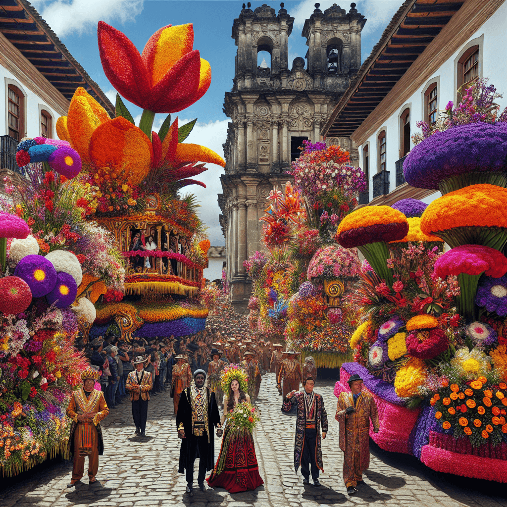 Flower Festival - Guatemala Paint By Color