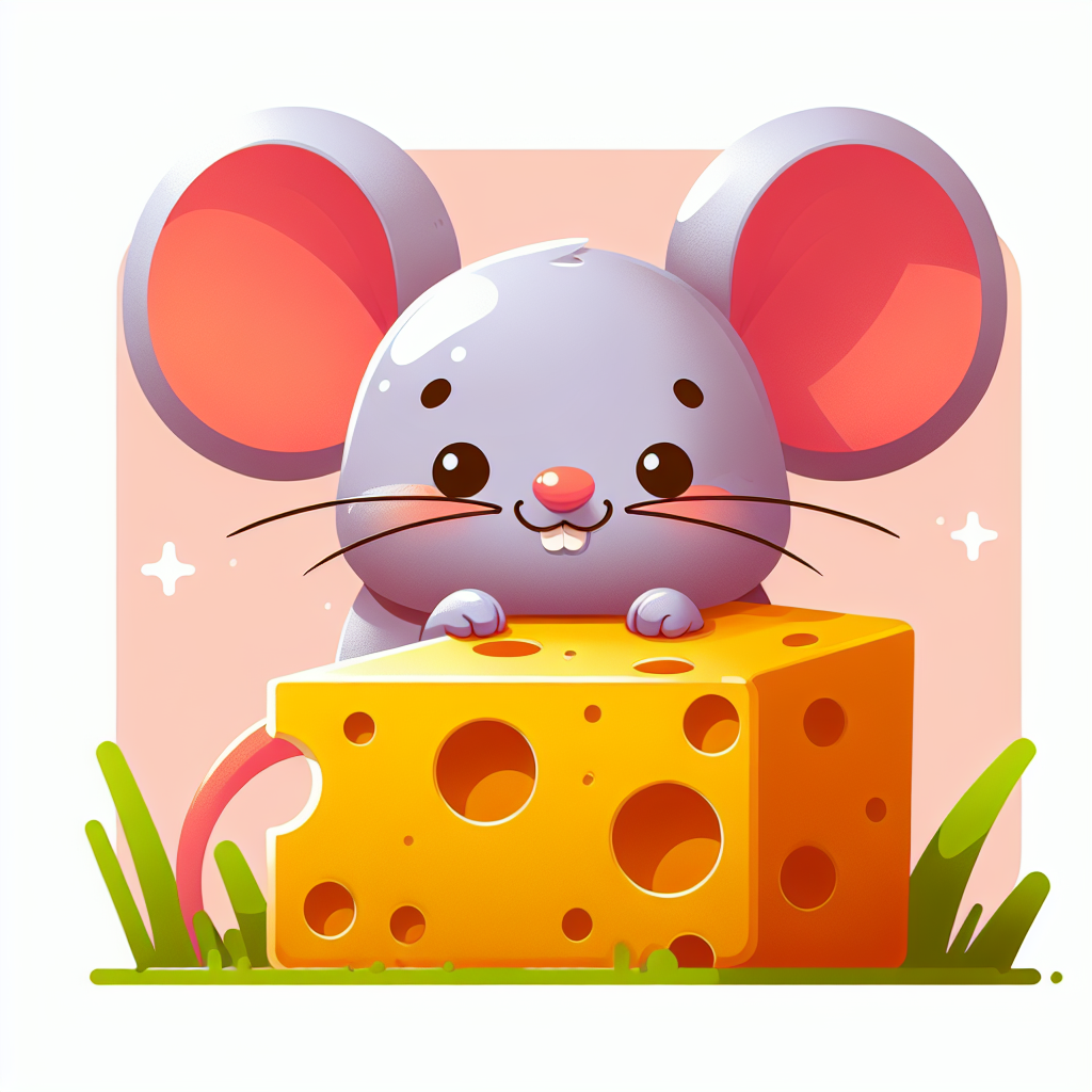 Charming Little Mouse Paint By Numbers