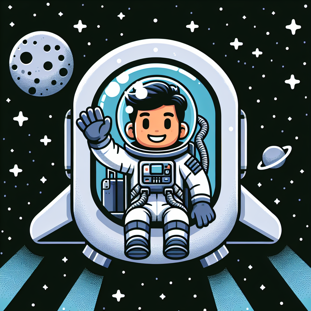 Astronauts In The Milky Way Paint By Numbers Art